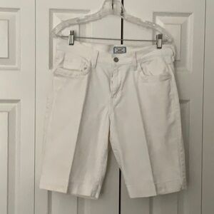 White Denim Shorts